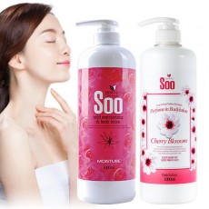 청정미인 퍼퓸 바디로션 1000ml 1+1 / 총 2000ml 고보습 대용량 > 건강·뷰티